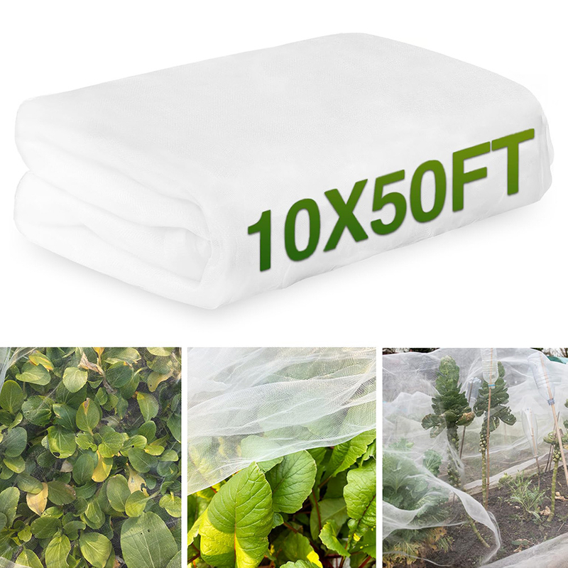 HDPE 40 50 o siatce przeciw owadowi przezroczystą białą białą