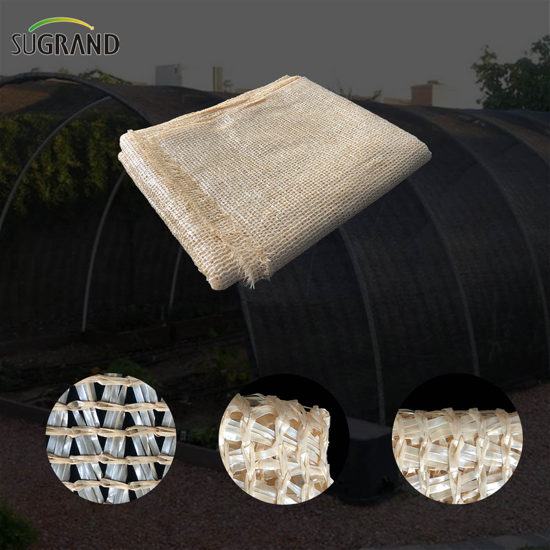 HDPE 340 GSM White/piasku żółta mono taśmowa sieć