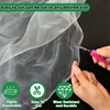 HDPE 40 50 o siatce przeciw owadowi przezroczystą białą białą