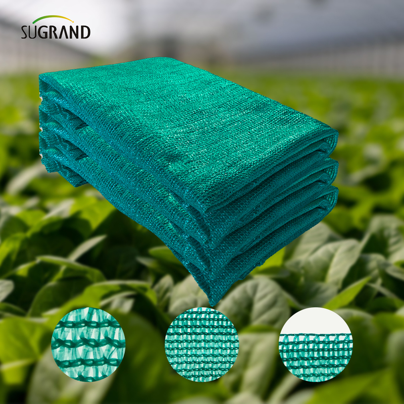3 igły 60GSM HDPE+UV 3x100m Black Sun Shade Net 