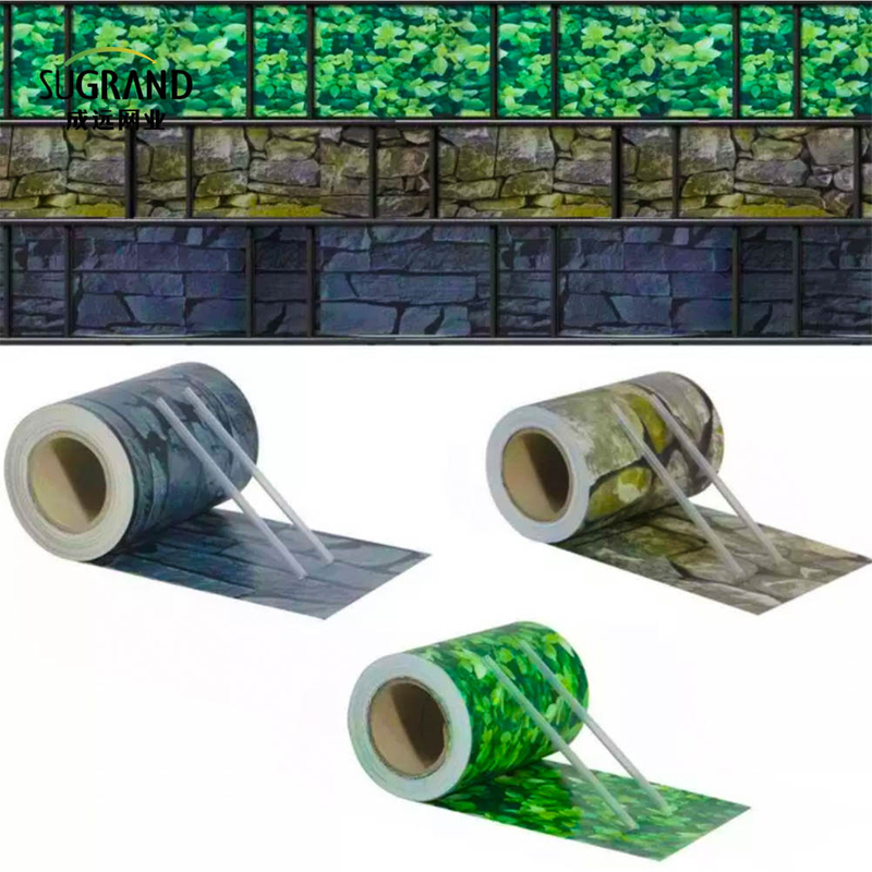 Green PVC pasek plandekowy ogrodzenie 0,19 x 35m