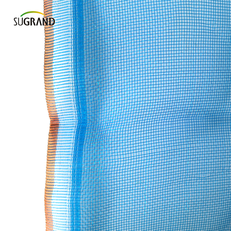 Blue HDPE i Komar UV Siatka z systemem Windows lub drzwi